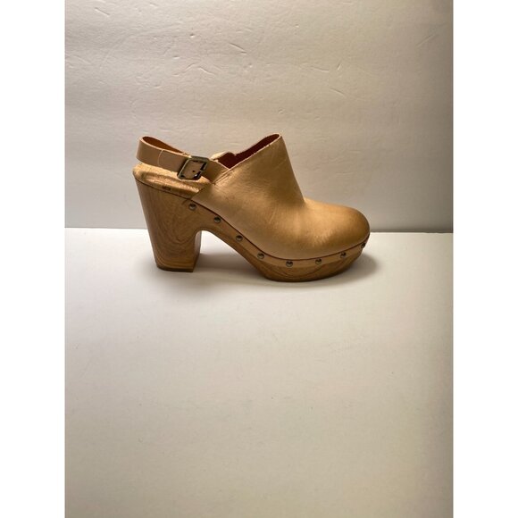 Kork-Ease Women's Natural Nude Darby Heel Clog Sz 10 - Picture 1 of 5